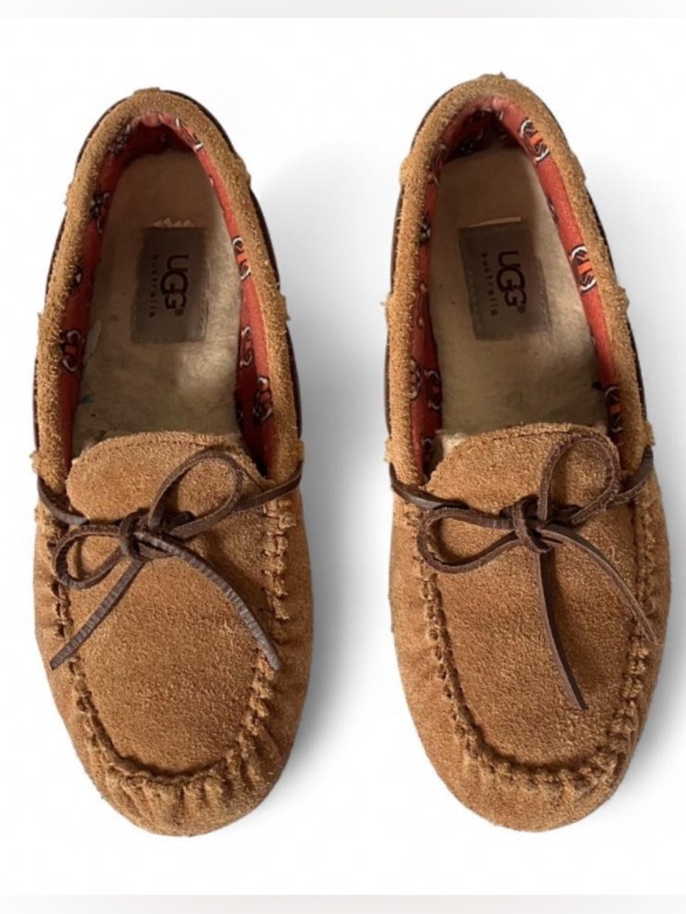 UGG Dakota Suede Moccasin Slippers
Chestnut Brown Size 4 - Picture 2 of 8